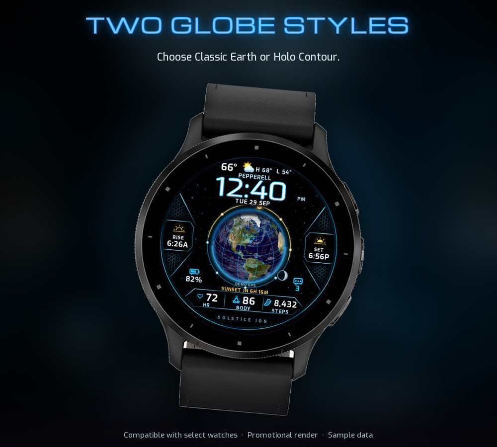 Solstice Ion (Trial) watch face screenshot 3