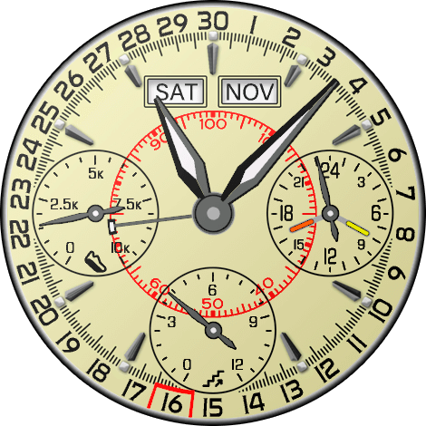 ⭐️ANG 007 BEIGE Garmin watch face