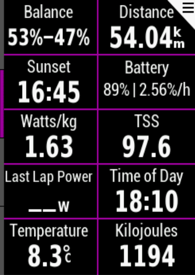 Battery Level Data Field · Screenshot 1