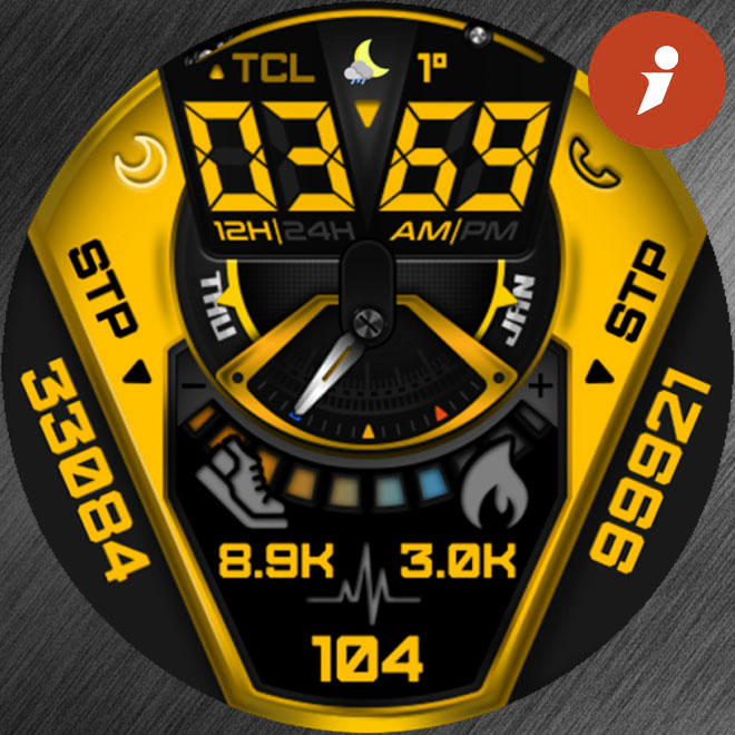 iFacer – REV METER (Y) · Screenshot 2