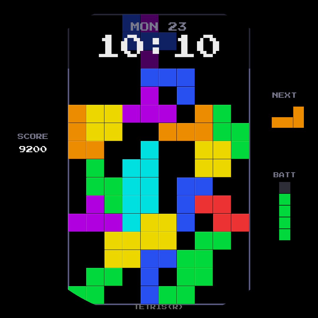 Tetris Retro Watchface · Screenshot 0