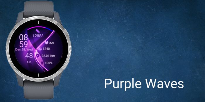 Purple Waves · Screenshot 0