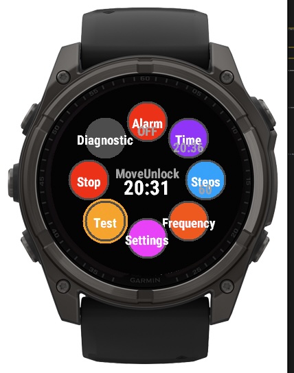 MoveUnlock: Walk to dismiss your alarm. · Screenshot 0