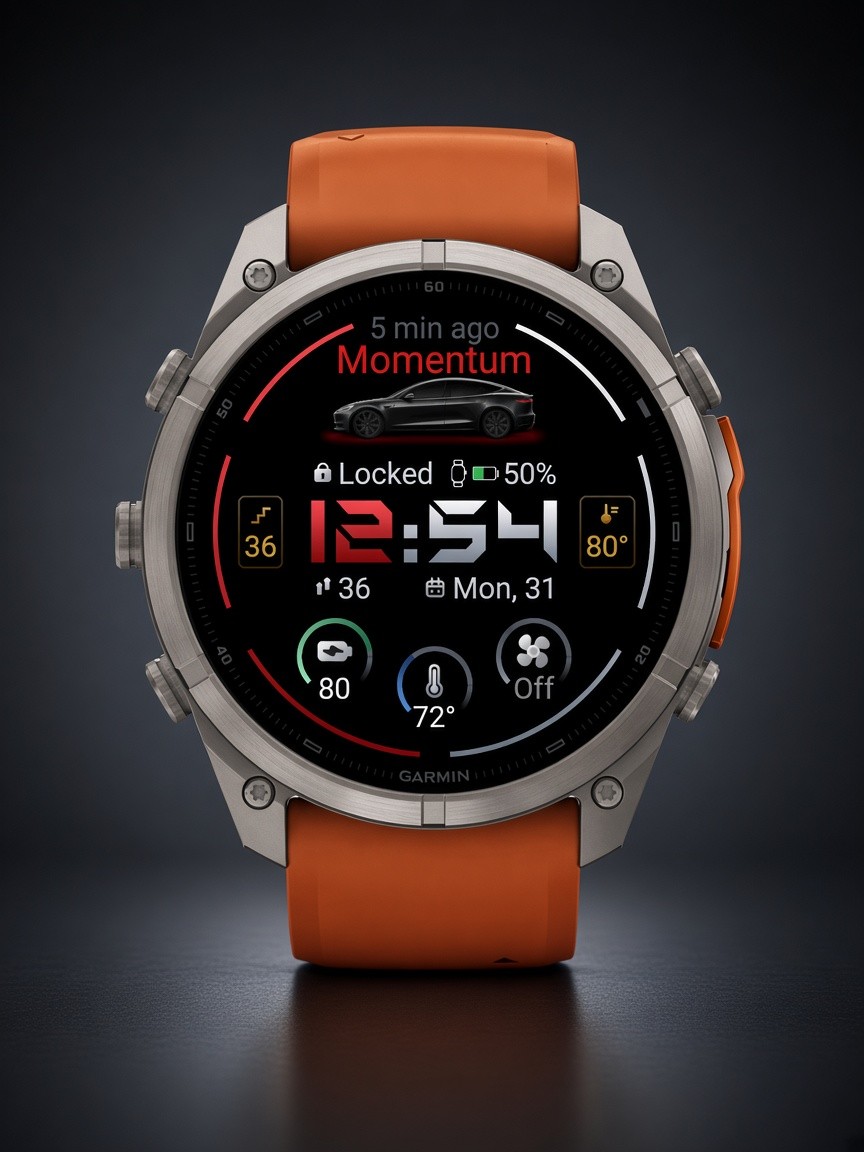 Tesla Watch Face · Screenshot 0
