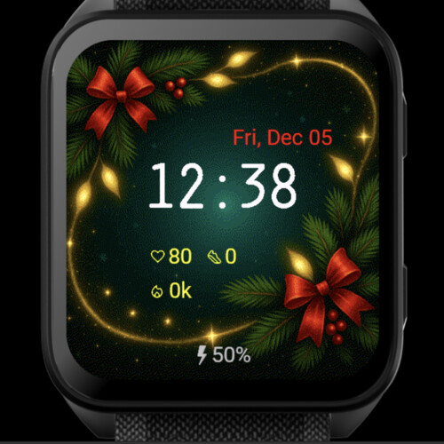 Golden Christmas Frame · Screenshot 1