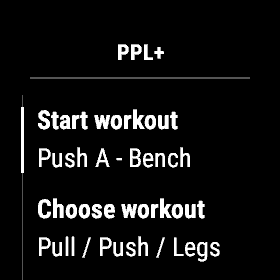 PPL+ – Push Pull Legs Workout · Screenshot 0