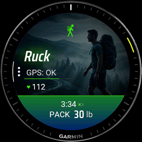 RuckTrack — 登山 负重训练 跑步机 负重背心 · Screenshot 0