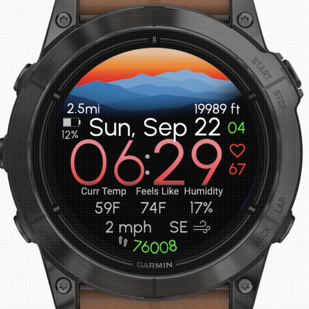 Explore: Mountains (Garmin Weather) (TRIAL ONLY) · Screenshot 2