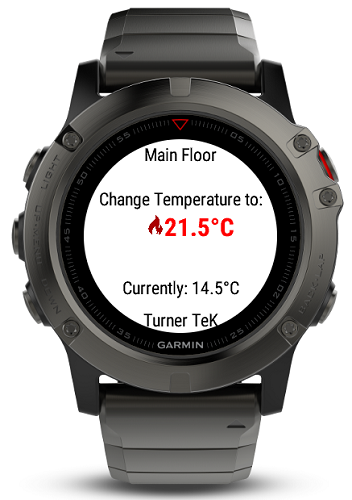 ecobee for Garmin · Screenshot 1