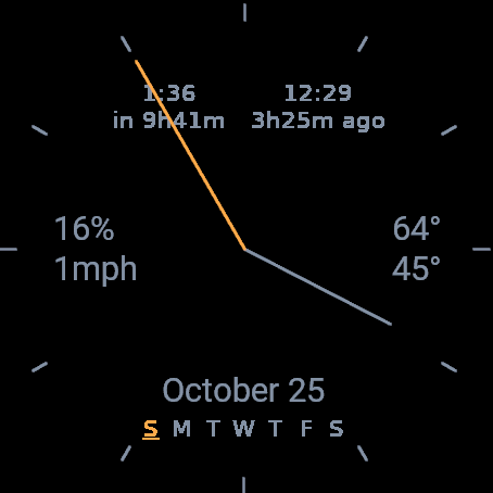 Neridian Compass Pro – den analoge urskiven · Skjermbilde 4