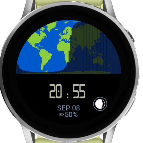 Lunar Base Clock · Screenshot 0