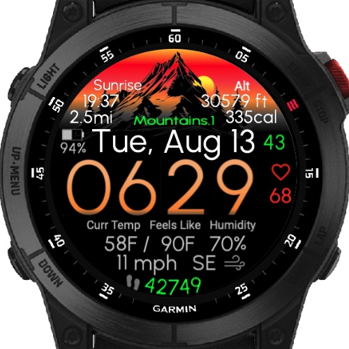 Explore: Mountains (Garmin Weather) · Screenshot 0