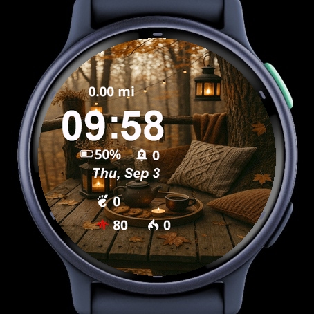 Wooden Table Candles Pillows Woods · Screenshot 1