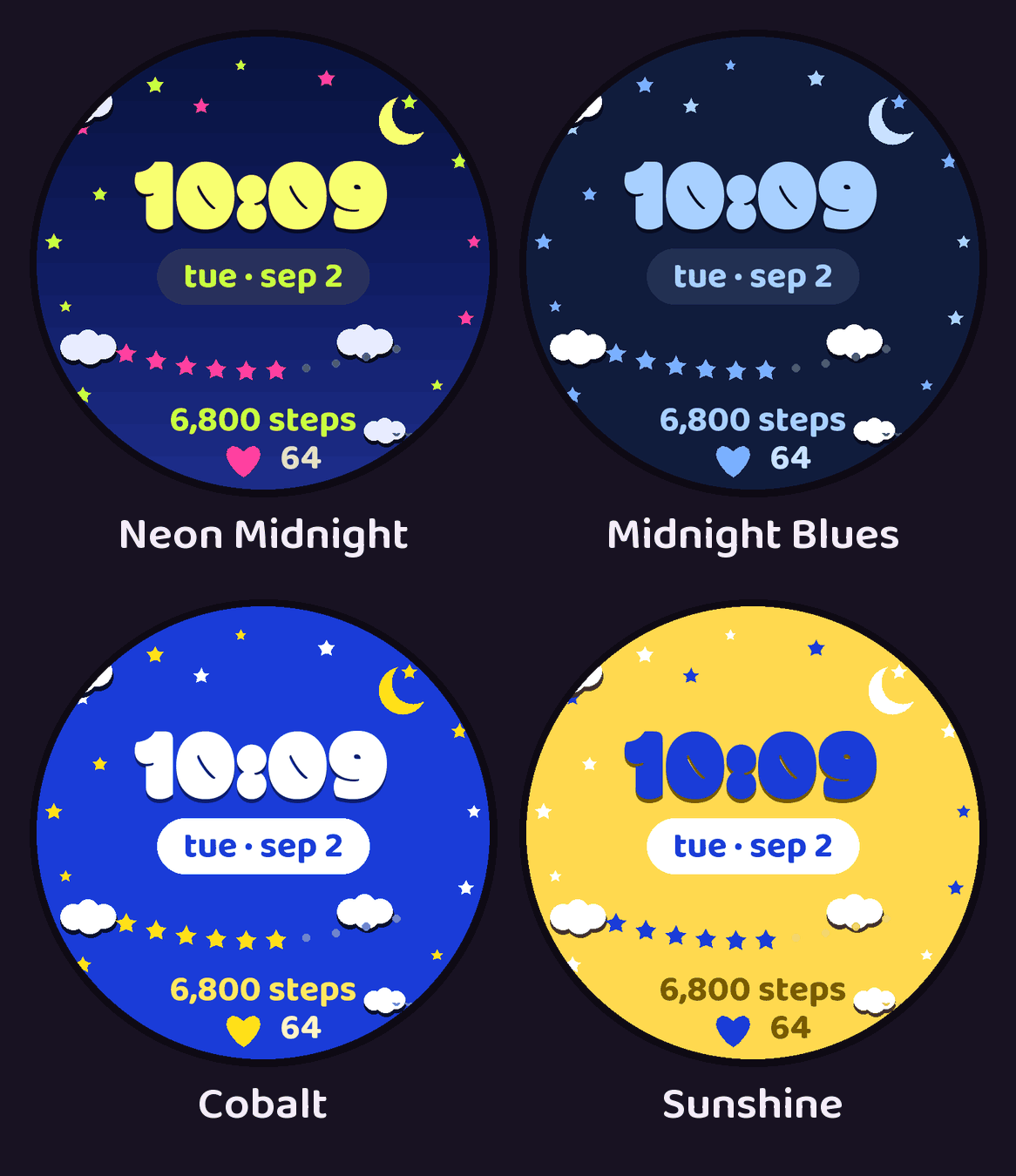 Cloud Nine Watch Face · Screenshot 1