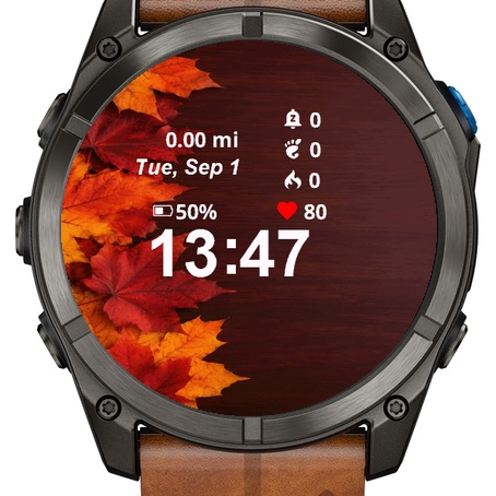 Close Up Wooden Table Autumn · Screenshot 1