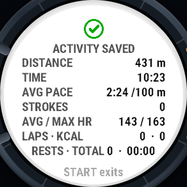 MyOpenWater (beta) · Screenshot 4