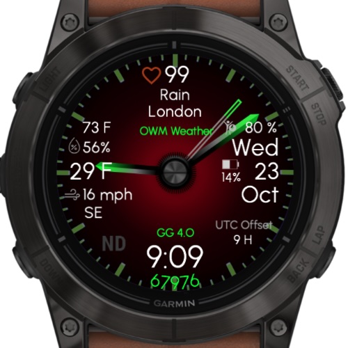 Gradient Green (OWM Weather) · Screenshot 3