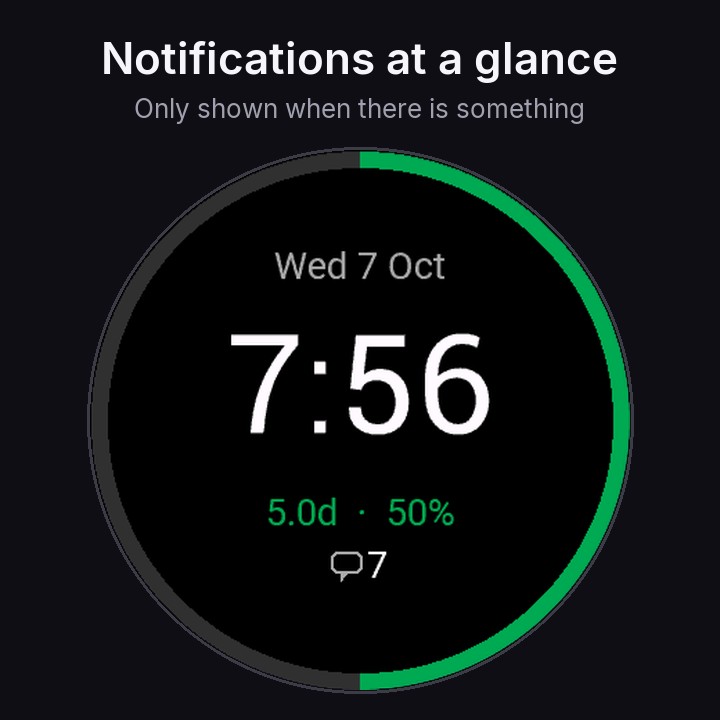 Days Left - Battery Watch Face · Screenshot 2