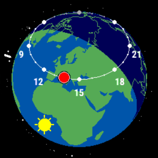 TrueGlobeClock · Screenshot 0
