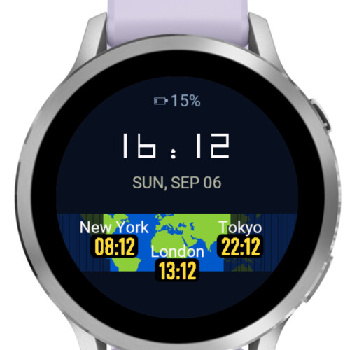 World Atlas Clock · Screenshot 2