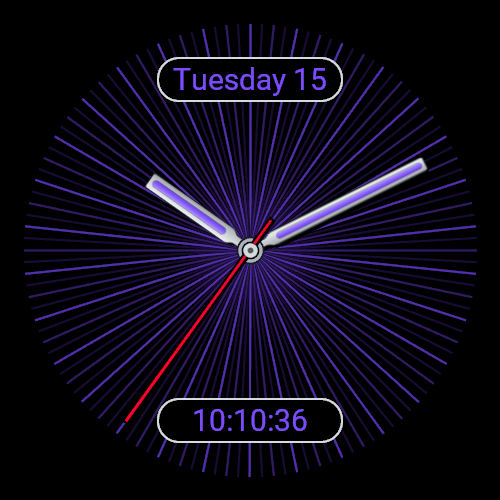 AMOLED Lines - Minimal Color Vector - indigo · Screenshot 0