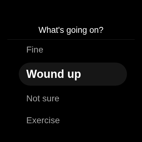 Nervous System Nudge · Screenshot 1