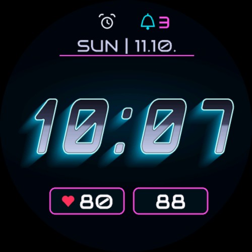 NeonTime Chrome Edge · Screenshot 1