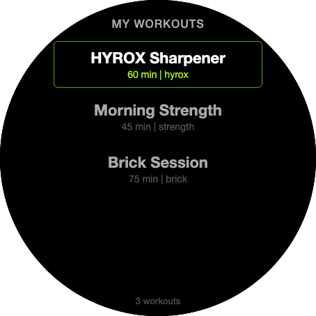 HyCrew - HYROX Tracker · Screenshot 1