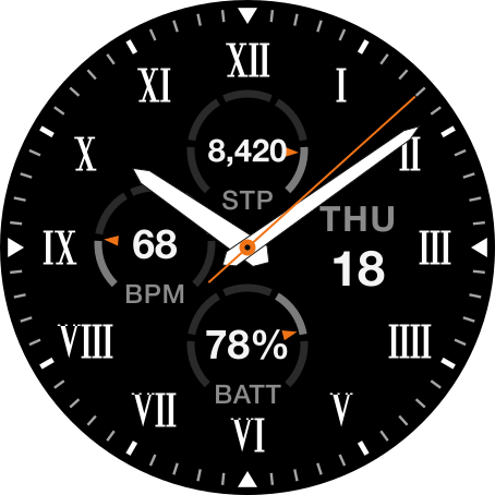 Old Money Analog FaceWatch · Screenshot 0