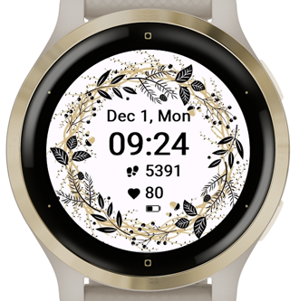 Golden Botanical Wreath · Screenshot 0