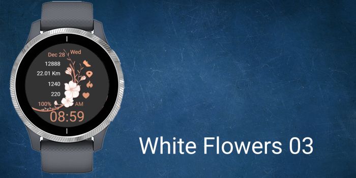 White Flowers 03 · Screenshot 0