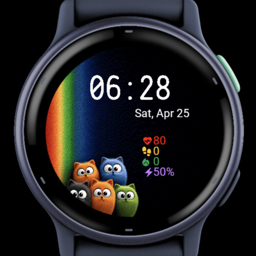 Rainbow Curious Cats 2
