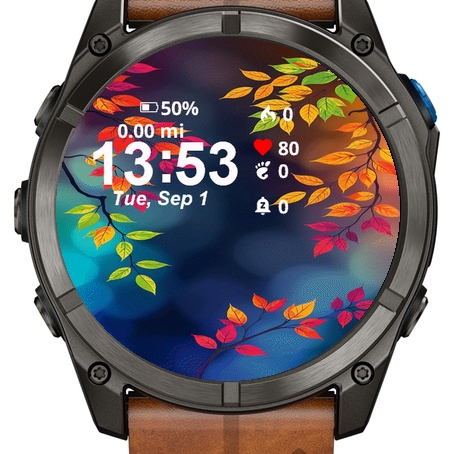 Close Up Leaves Branch Colorful · Screenshot 1