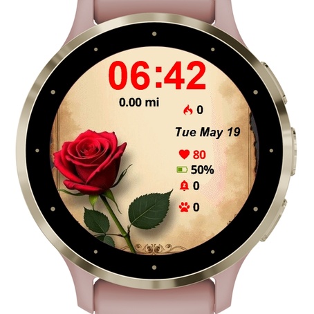 Red Rose Vintage Paper · Screenshot 2