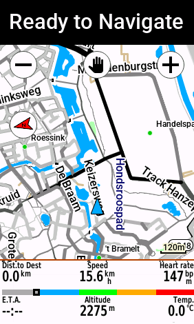 MapDashboardMS (Multi Sport/Profile) · Screenshot 0