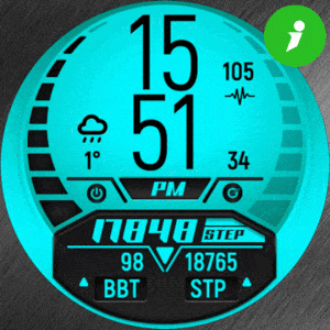 iFacer - M004 (Neon Cyan) · Screenshot 0