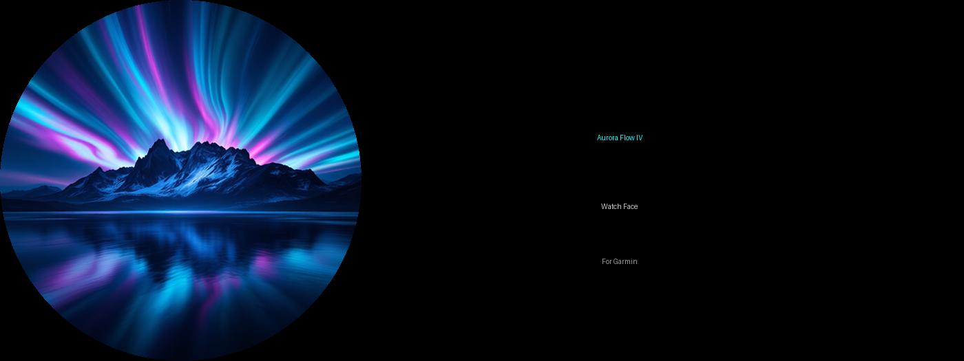 Aurora Flow IV Watch Face · Screenshot 0