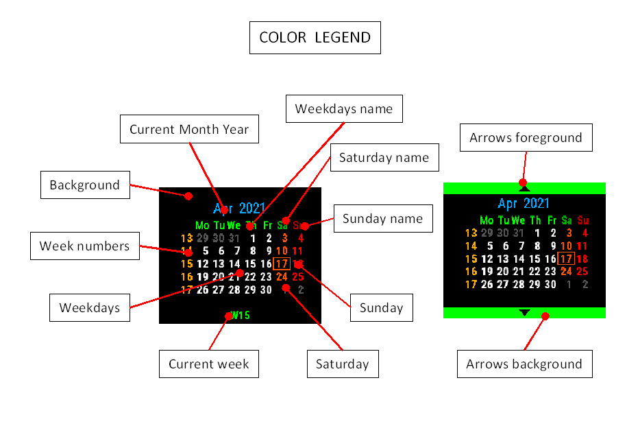 WeekCalendar 6