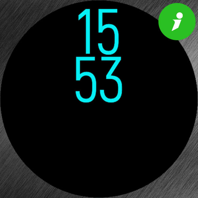 iFacer - M004 (Neon Cyan) · Screenshot 3