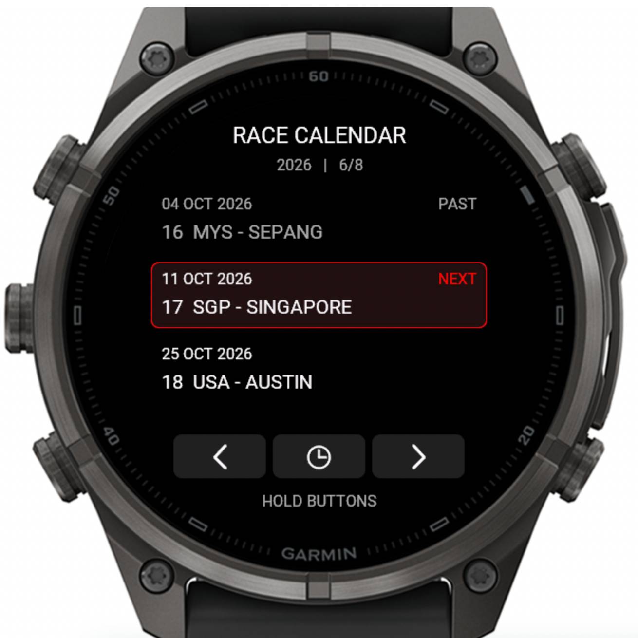 Formula1CalendarPro · Screenshot 2