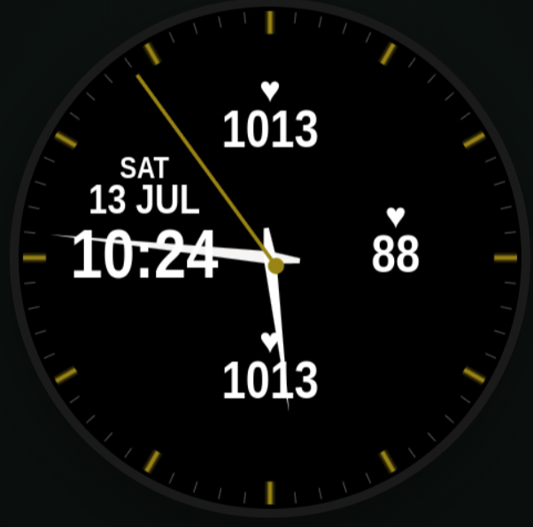 Simple analog Face · Screenshot 0