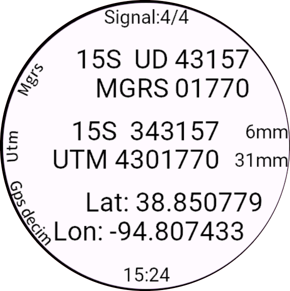 GPS position · Screenshot 0