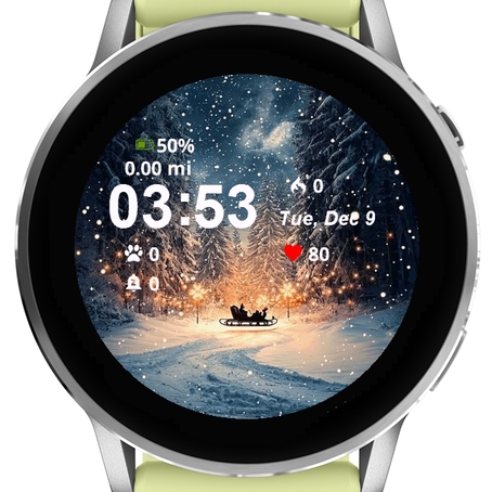 Snowy Night Sler Full Moon · Screenshot 0