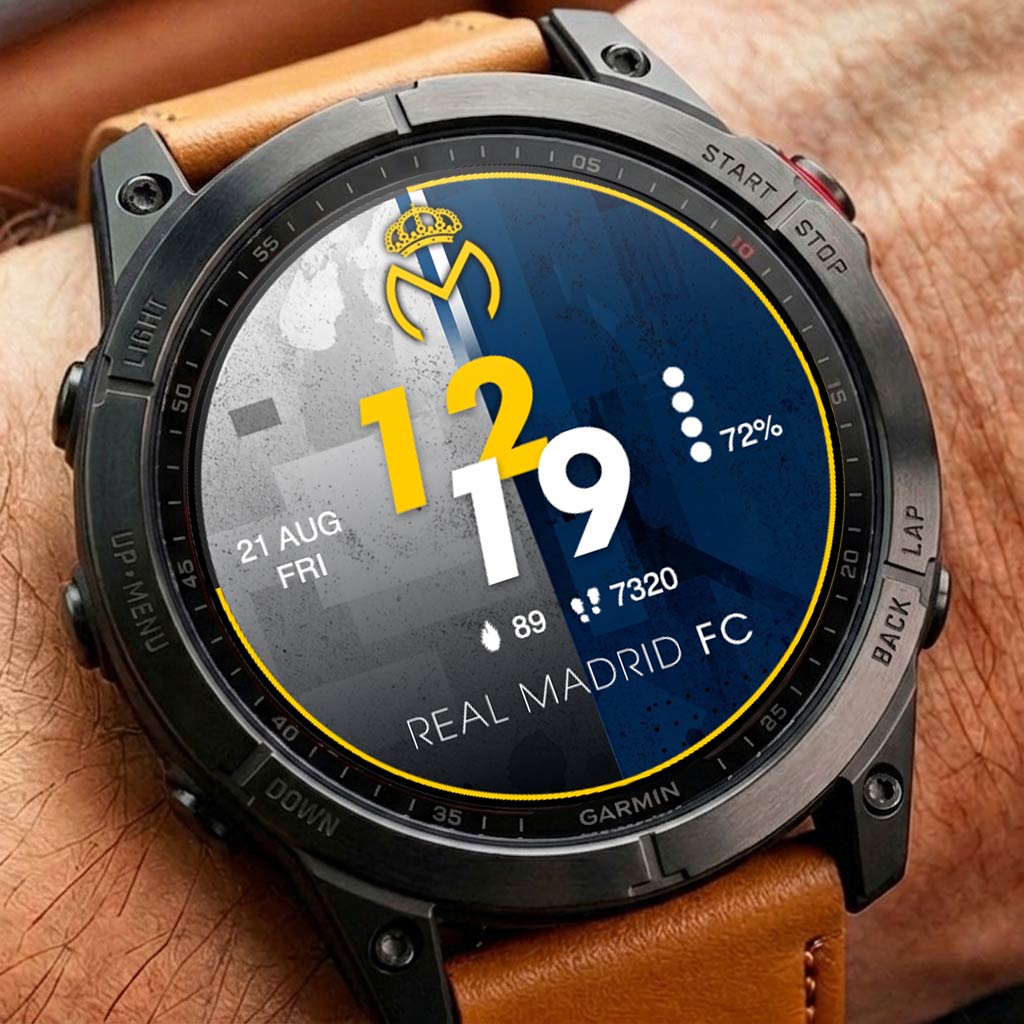 Real Madrid Football Soccer Digital Watch Face · Screenshot 0