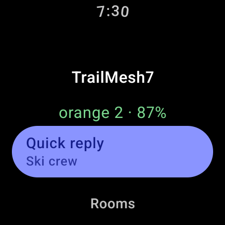 Trailmesh7 Companion App · Screenshot 0