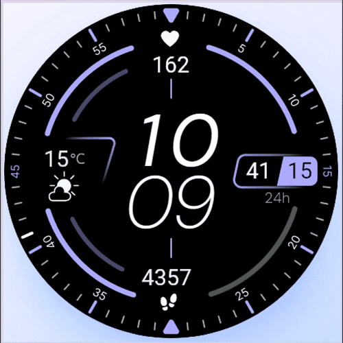 Pink Sport Digital Watch Face · Screenshot 2