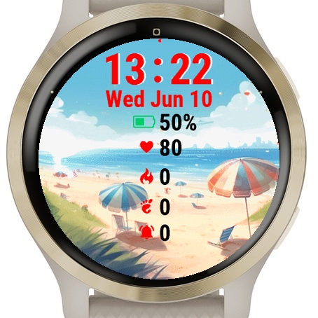 Beach Scene Umbrellas · Screenshot 0
