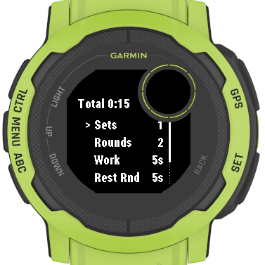 CrossTraining app - Tabata only · Screenshot 2