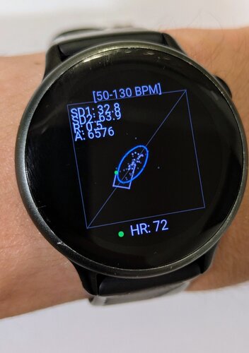 POINCARÉ HRV VISUALIZER · Screenshot 2