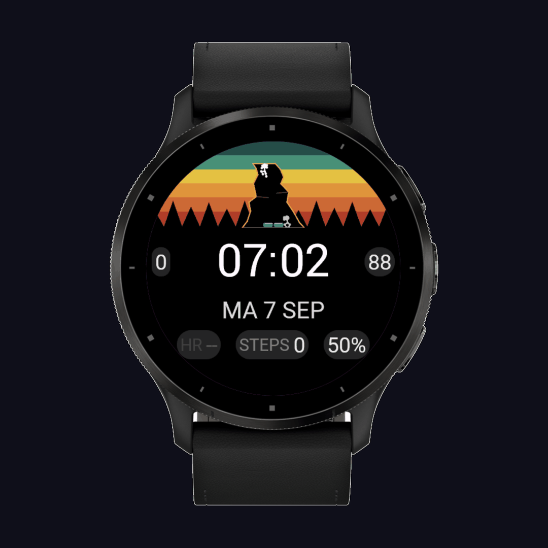 Boulder Top-Out - Animated Climbing Watch Face · Screenshot 0